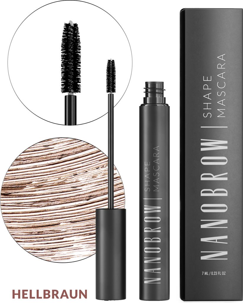 Augenbrauen-Mascara Hellbraun Nanobrow Shape Mascara Light Brown