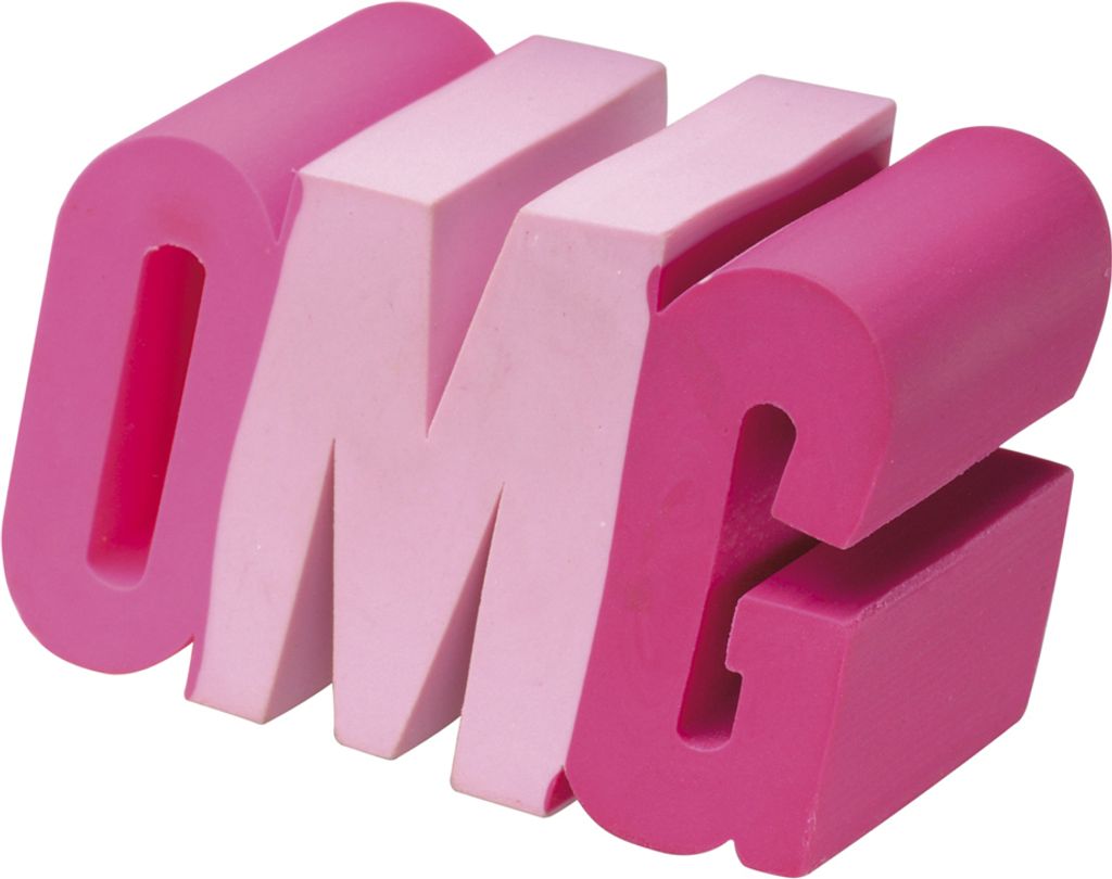 WESTCOTT Kunststoff-Radierer OMG pink