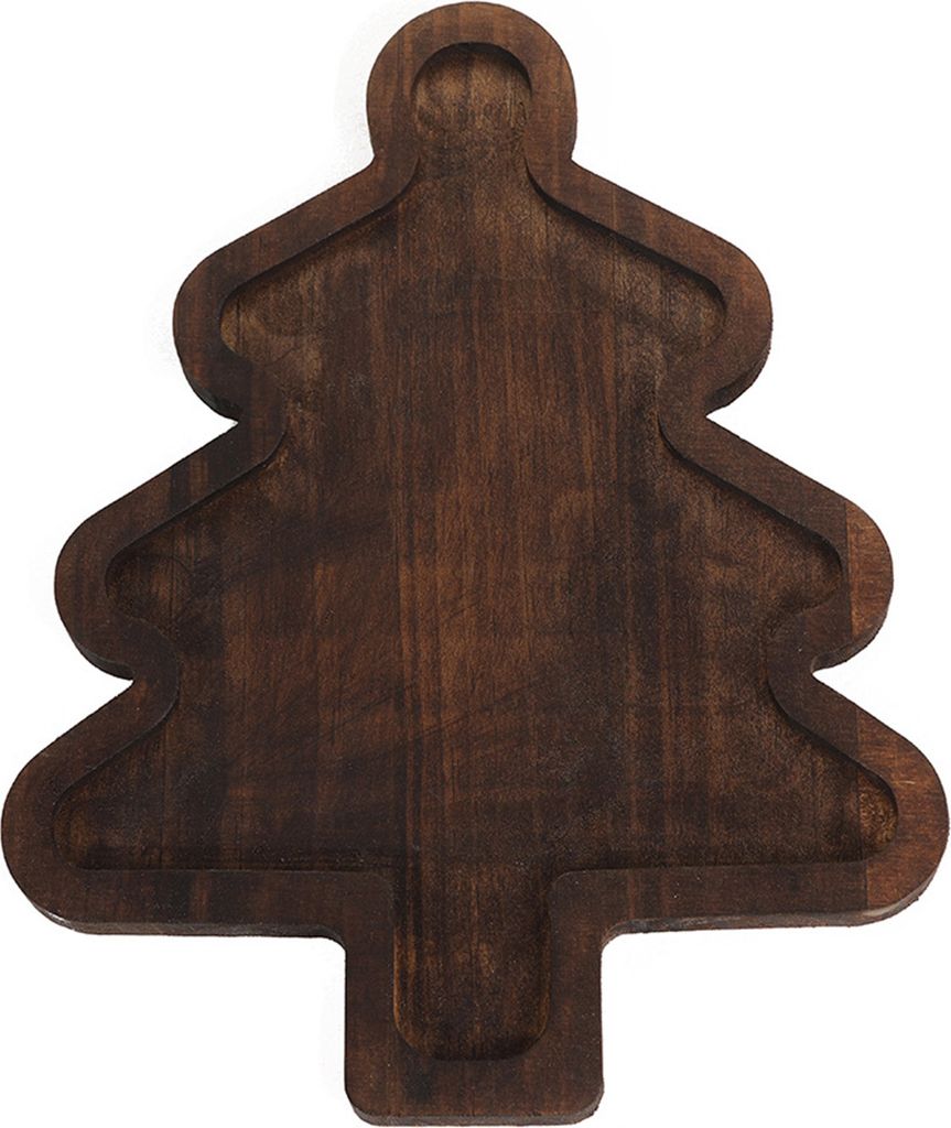 Weihnachtliches Essteller-Set aus Holz, festliche Serviertabletts aus Holz für Weihnachtssnacks, Käse, Obst, Feiertagsparty, Essenstablett, Gesch...