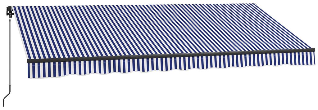 Outsunny Scharnierarmzonnescherm, zonnescherm met Productafbeelding 