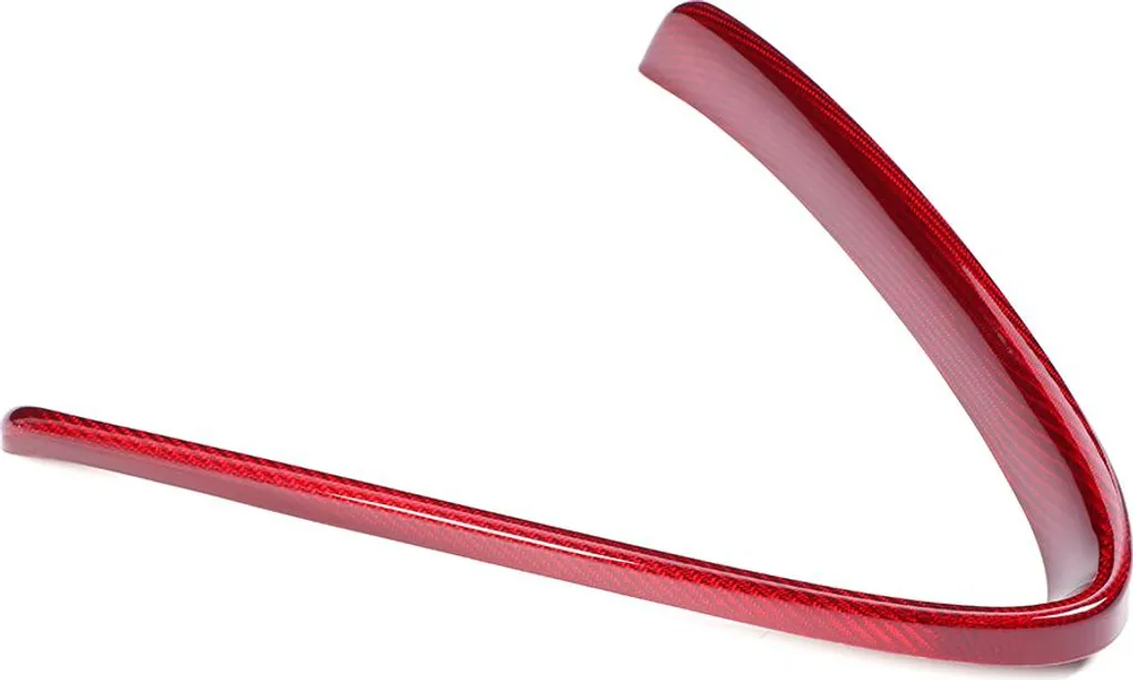 Insert de calandre carbone rouge en V pour Alfa Romeo Giulia 2018 - 4
