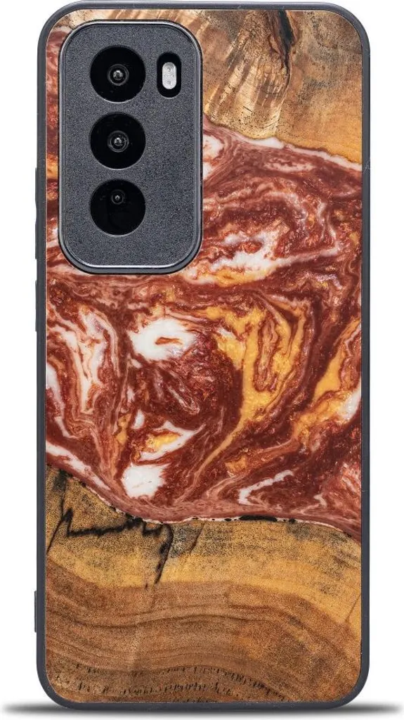 Cover Robusta Bewood Marte per Oppo Reno 12 5G - Pronta per l'Avventura