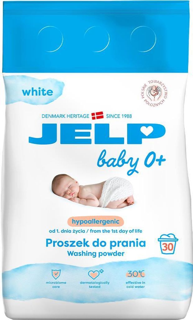 JELP Baby 0 Weiß 2,25 kg (30 Wäschen) Produktbild 
