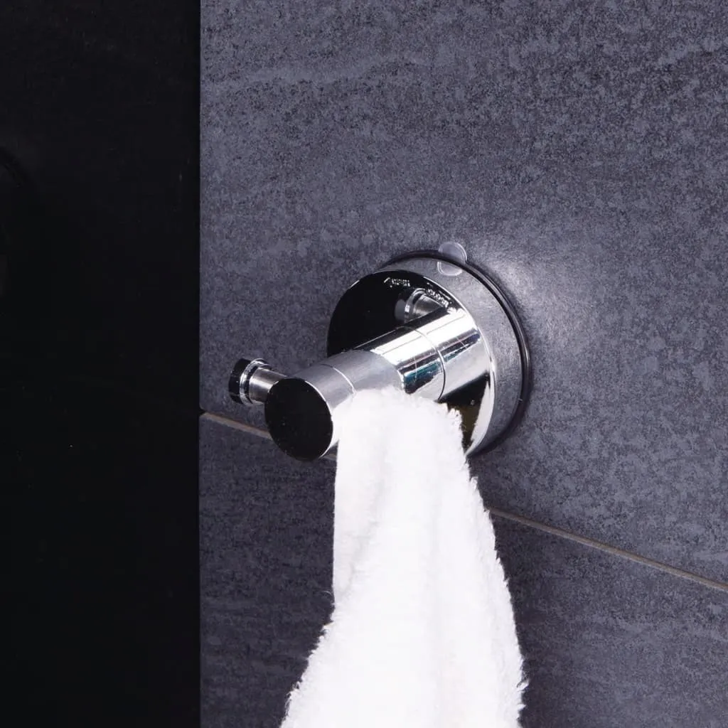 Patère murale chrome pour serviette de bain RIDDER 12110200 robuste