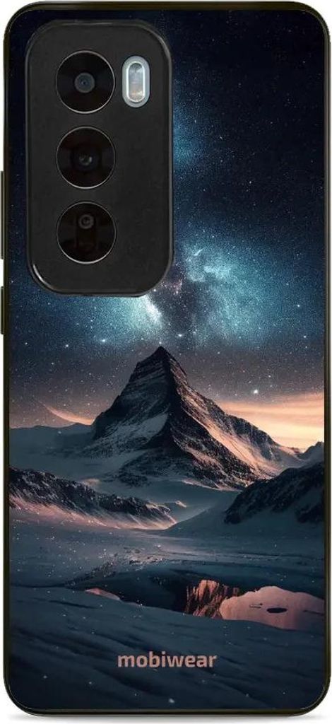 Handyhülle für Oppo Reno 12 Pro, Mobiwear Glossy Case, Nachtberg
