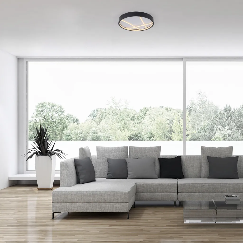 Plafonnier LED MIKADO JUST LIGHT dimmable blanc chaud 3000K 14091-18