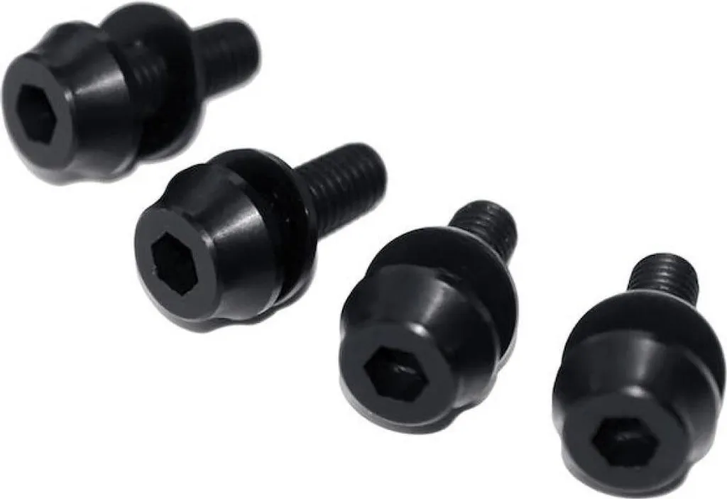 Vis Procraft en aluminium M5 x 14 mm noire pour porte-bidon de vélo