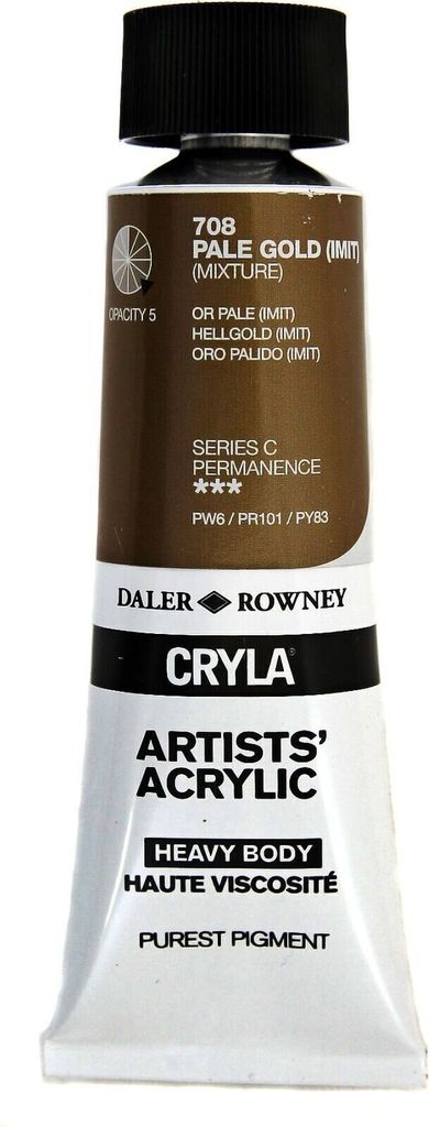 Daler Rowney Cryla Artists’ Acrylfarbe Pale Gold 75 ml 1 Stck