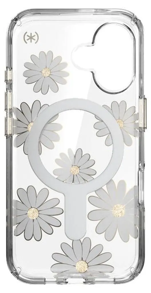 Étui de Protection iPhone 16 MagSafe Speck Presidio Lux Fleurs et Or - 5