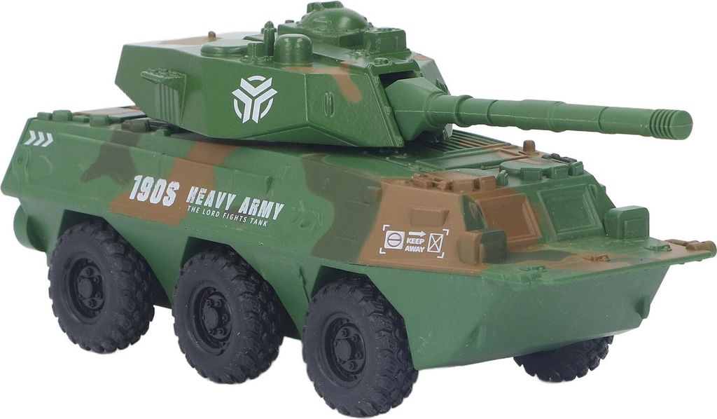 Militär-LKW-Spielzeug zum Zurückziehen, lebensechtes cooles Legierungs-Kampffahrzeugmodell für Kinder, Jungen und Mädchen. Gepanzerte Fahrzeuge
