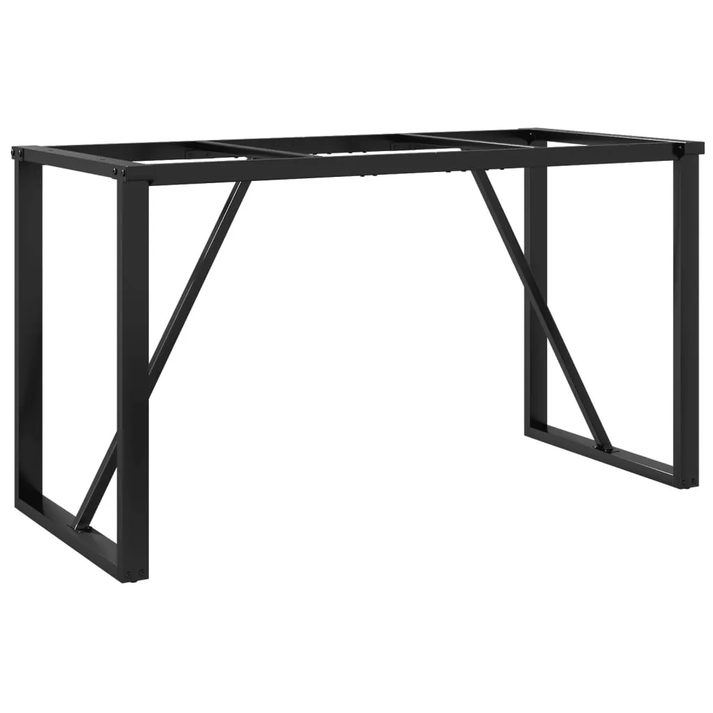 SYFAX™ Telaio Gambe a O per Tavolo da Pranzo 120x60x73 cm in Acciaio