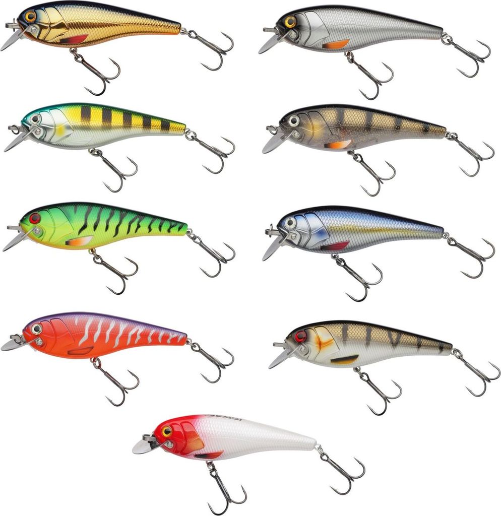 Abu Garcia Beast Hi-Lo Floating - Wobbler, Gewicht / Länge / Hakengröße:12cm / 47g / Gr. 2, Farbe:Firetiger