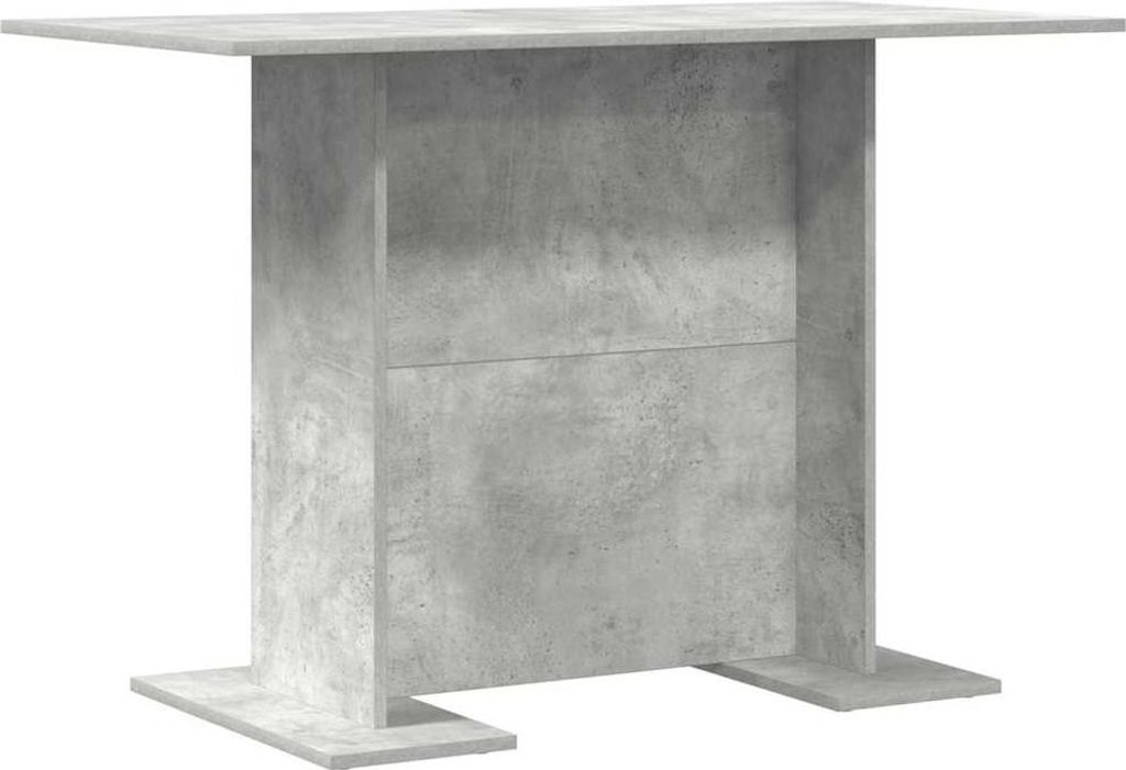 Esstisch Beton Grau 110 x 60 x 75 cm Holzwerkstoff