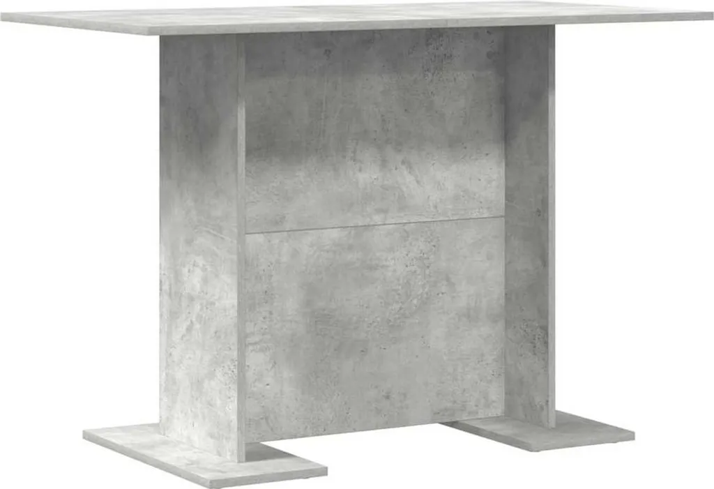 Tavolo Minimal Grigio Cemento 110x60 vidaXL - Arredo Casa Contemporaneo