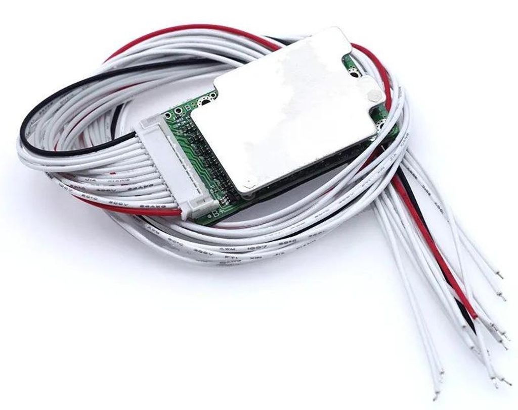 BMS 36 V 10S für Akkupack - Schutzplatine Li-Ion 18650 - 20A Entladestrom - Mit Balancer-Funktion - PCB Board für E-Bike Akku