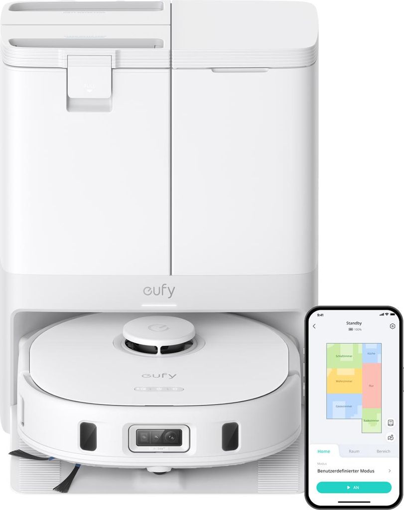 Eufy X10 Pro Omni Robot Aspirapolvere, 8000 Pa, Doppio Mop, Immagine del prodotto 
