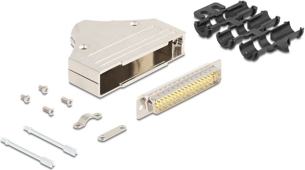 DELOCK Steckergehäuse Sub-D 37Pin aus Metall Stecker