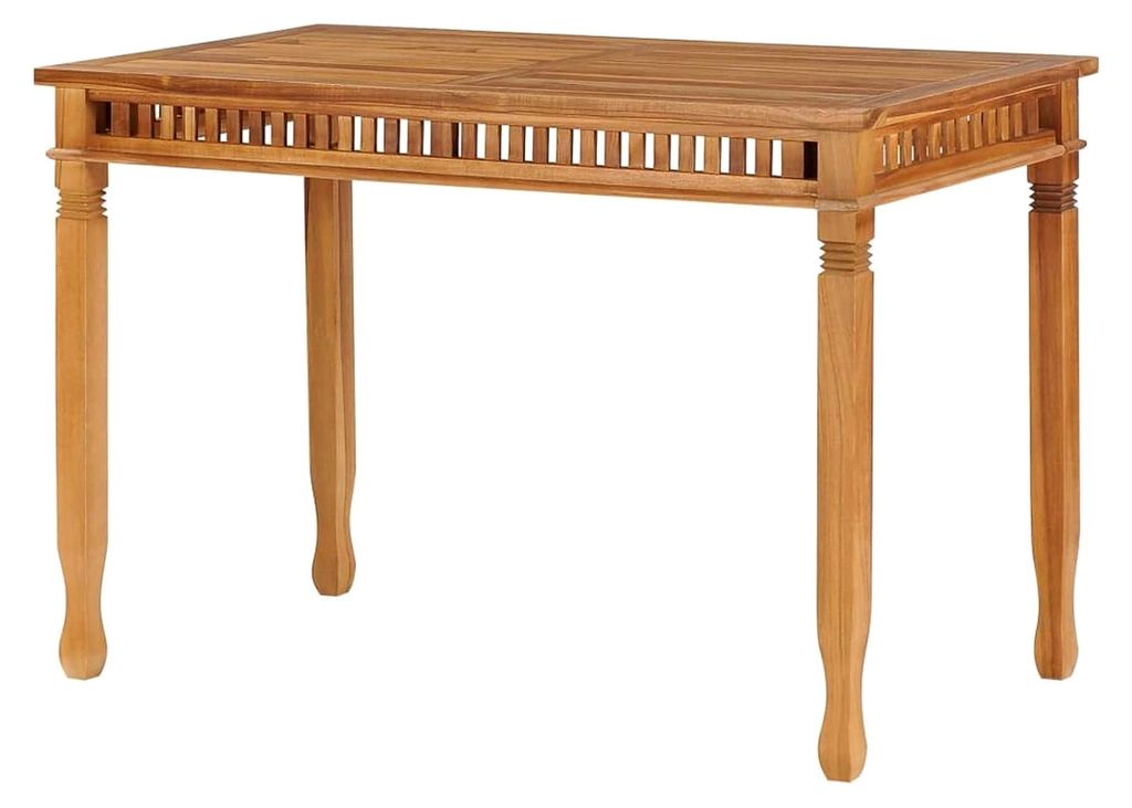 Garten-Esstisch, Couchtisch, Konsolentisch, Gartentisch, Balkontisch, Balkonmöbel Kleiner Balkon, Balkon Tisch, Beistelltisch, 120x65x80 cm Massiv...