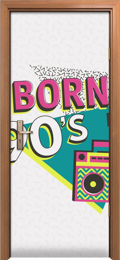 Türposter 80x200 cm Türaufkleber Türtapete Türfolie Klebefolie Poster oder Einladung zum Karneval