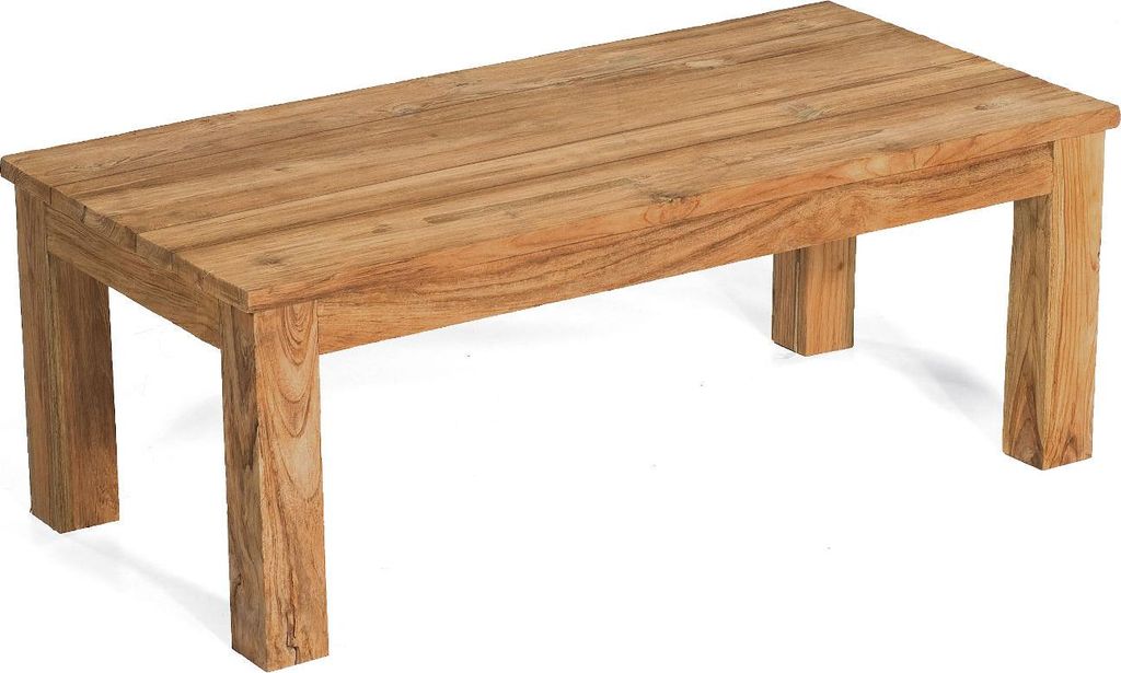 Sonnenpartner Charleston Loungetisch Gartentisch Teakholz Old Teak 120x60 cm