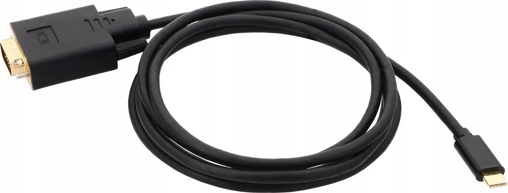Câble USB-C vers VGA 1,8m Blindé Haute Résolution pour Écran Externe