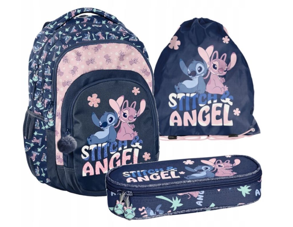 Rucksack Set Lilo & Stitch Disney DS25CC Paso 3-teiliges Produktbild 