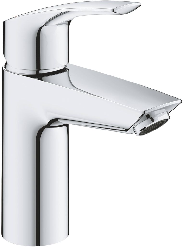 Grohe Eurosmart Einhand-Waschtischbatterie, S-Size, Ausladung 109mm, versenkbare Kette, EcoMode, chrom, 23372003