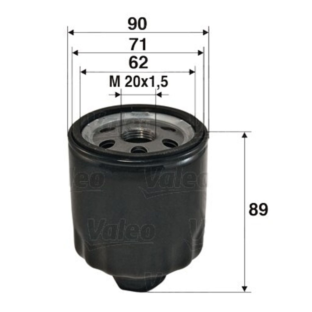 Ölfilter VALEO 586004 Anschraubfilter für RENAULT ESPACE III (JE0) LAGUNA I (B56, 556) ESPACE II (J/S63) LAGUNA I Grandtour (K56) ESPACE I (J11)