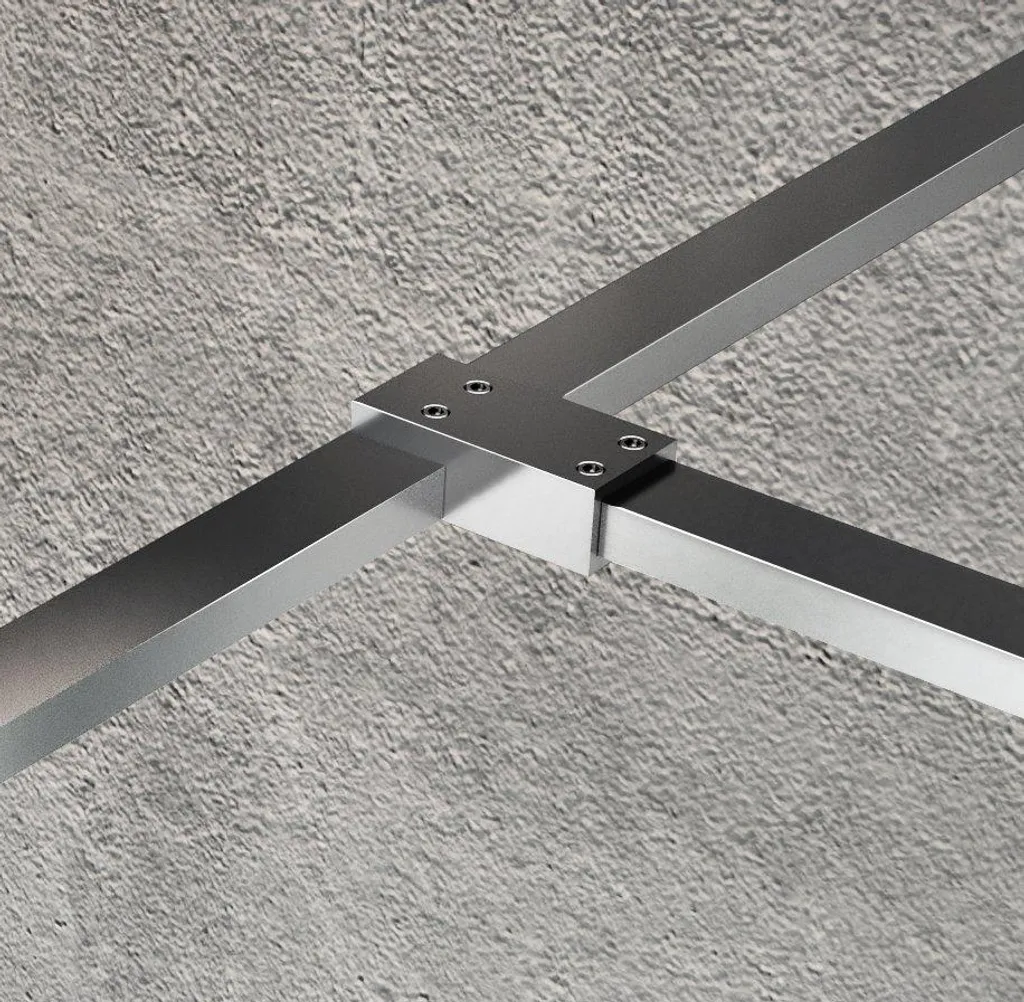 Accoppiamento a T VARIO Cromato GX2310 | Raccordo Gelco per Box Doccia