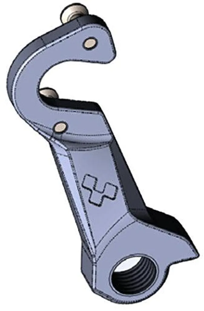 Patte de dérailleur arrière pour vélo Cube Attain Agree coloris argent