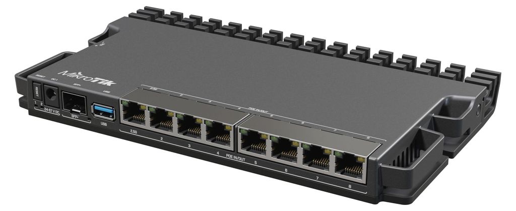Router Mikrotik RB5009UPr+S+IN Celkový počet ethernetových Obrázok produktu 