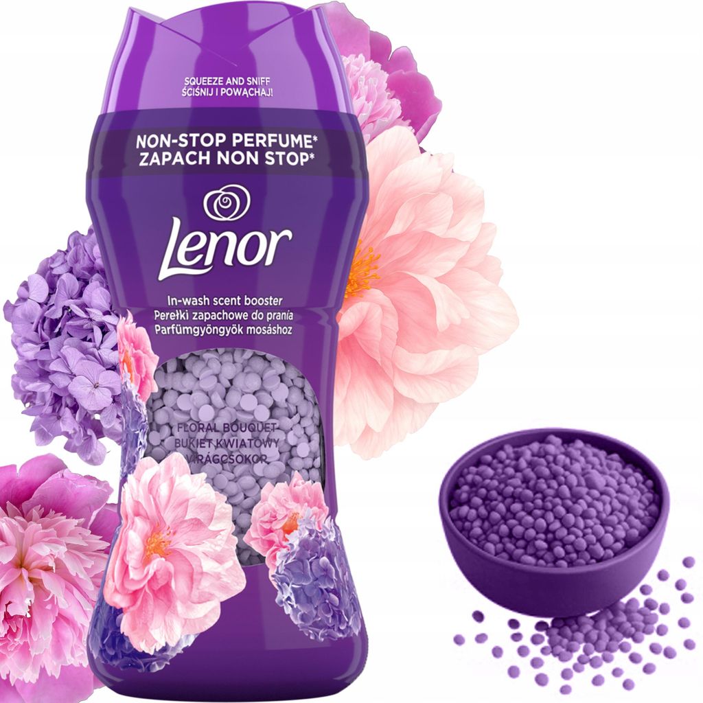 LENOR Duftperlen für die Wäsche 195 g Blumenstrauß/Floral Produktbild 