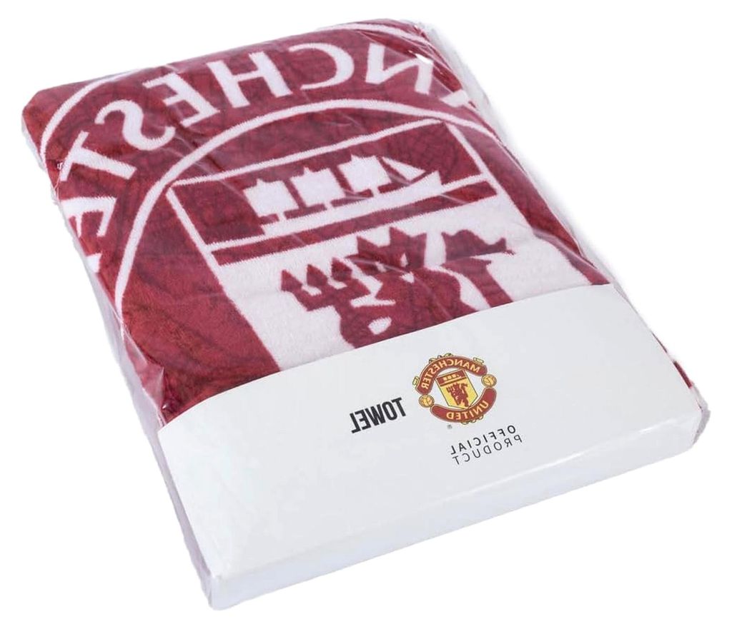 Lizenziertes Manchester United FC Fußballhandtuch