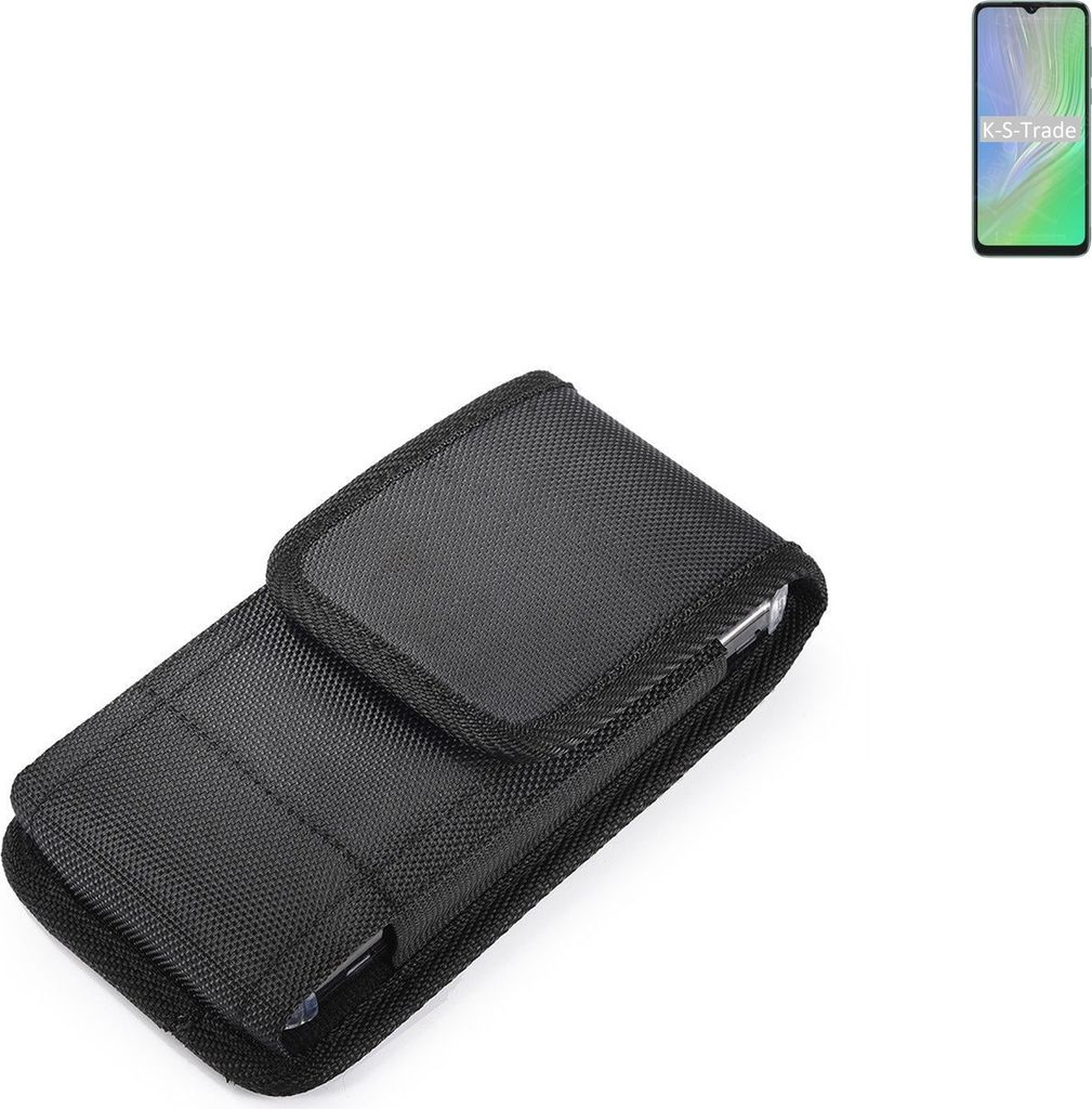 Holster Gürteltasche kompatibel mit Blackview A55 Holster Gürtel Tasche wasserabweisend Handy Hülle Schutz Hülle Outdoor schwarz K-S-Trade