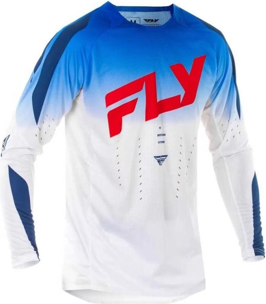 Fly Racing Evolution Dst Langarm-trikot Weiß L Herren Weiß L