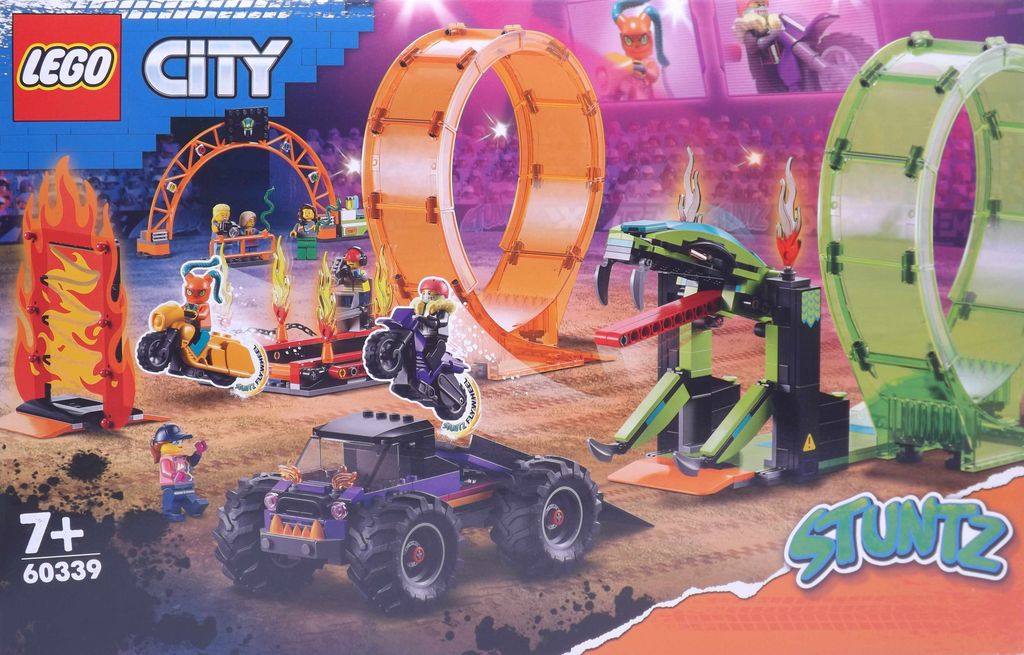 LEGO 60339 City Stuntz Stuntshow-Doppellooping Set, inkl. Produktbild 