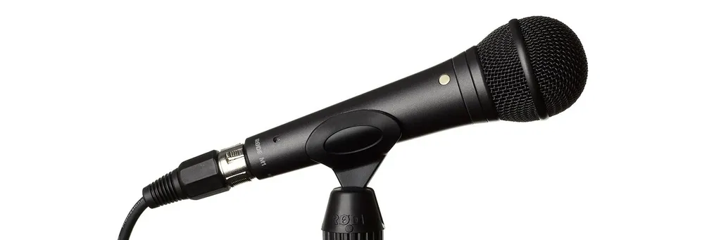 Microphone pour concert live Røde M1 noir, captation voix et chant