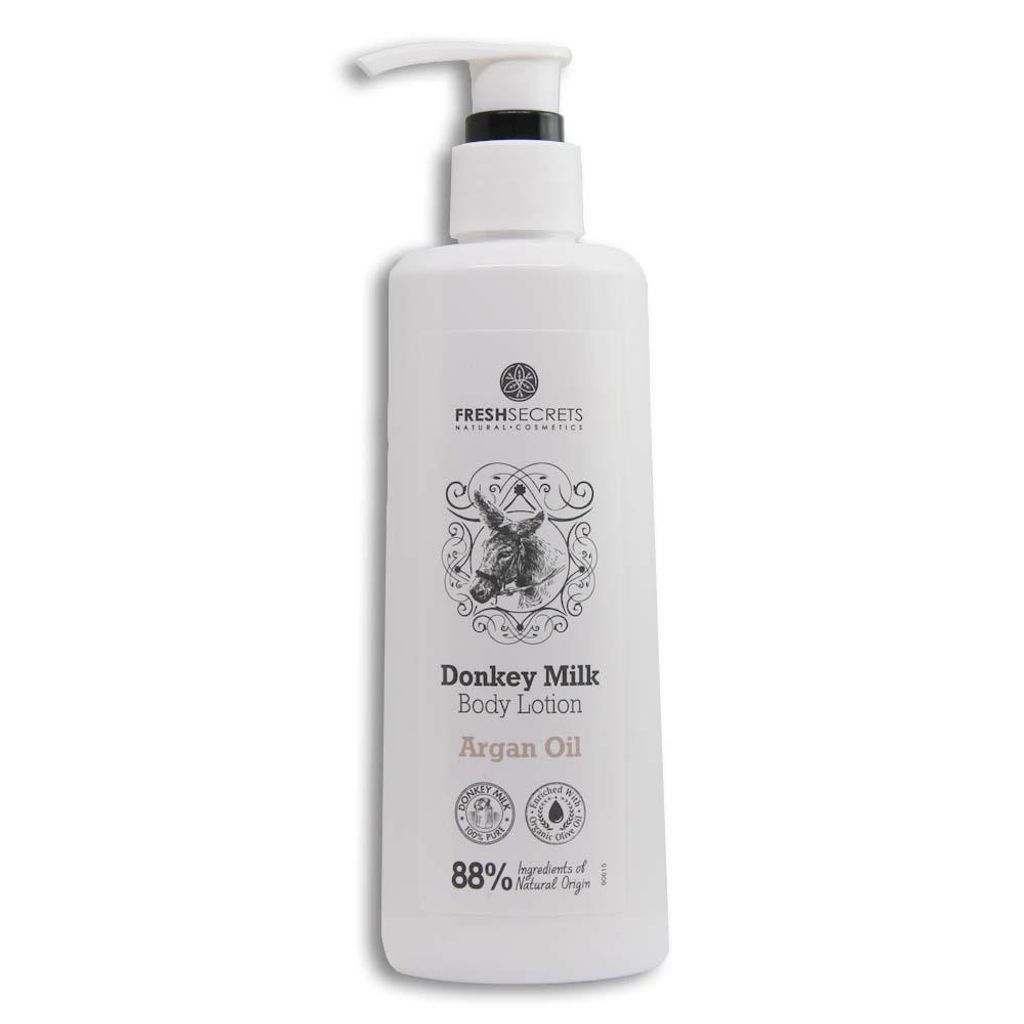 Fresh Secrets Body Lotion met Ezelinnenmelk & Arganolie, Productafbeelding 