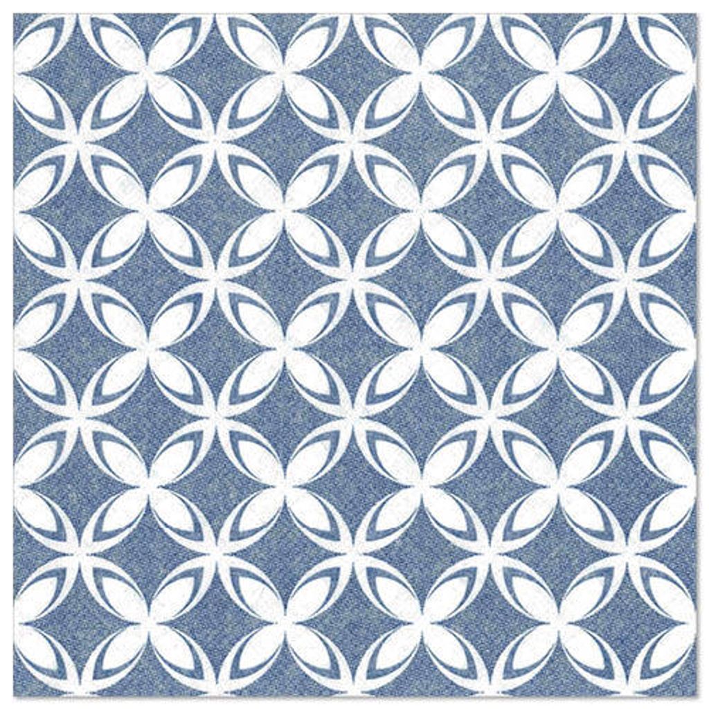 Papstar Servietten "ROYAL Collection" 1/4-Falz 40 x 40 cm "Delft" 5 x 50 Stück