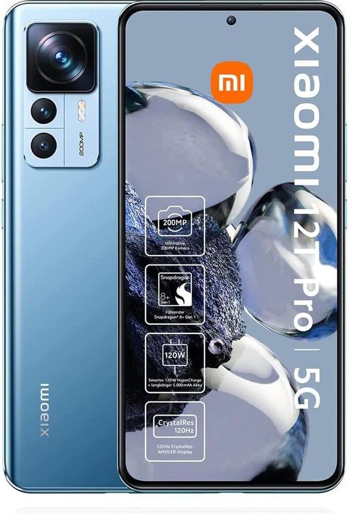 Xiaomi 12T Pro 5G (8GB+256GB) blau Produktbild 