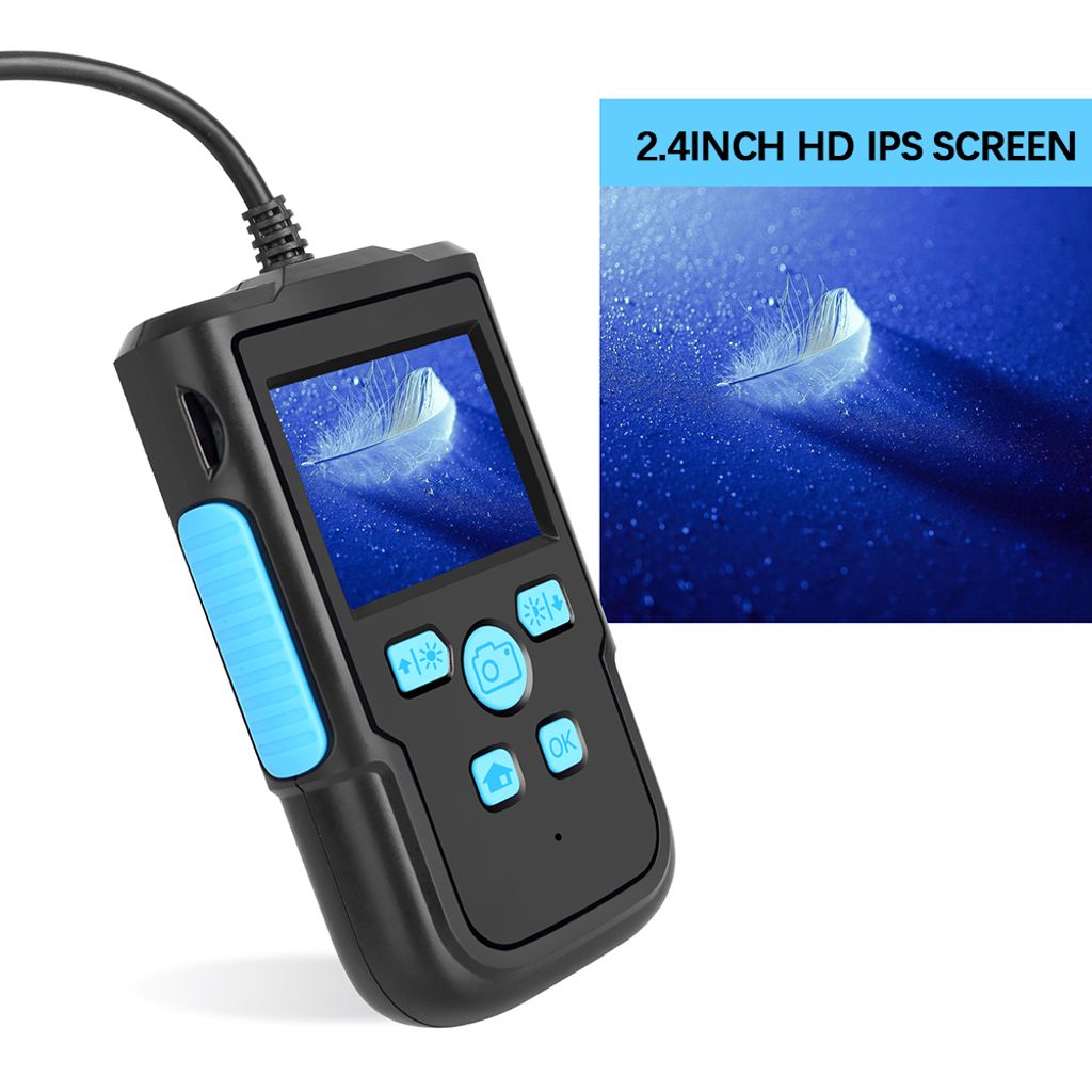 1200P USB WIFI Endoskop 8LED HD Inspektionskamera 8mm für Android iPhone PC DE 