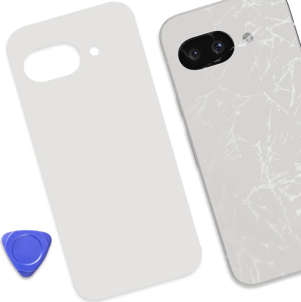 Vitre arrière de remplacement blanche pour Google Pixel 9a - Clappio