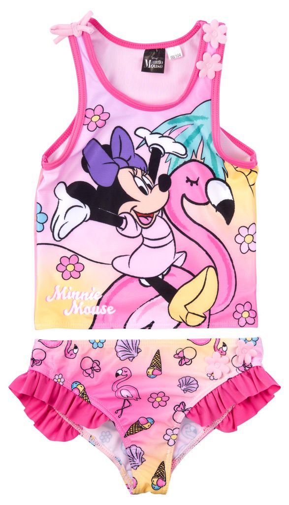 Disney Minnie Mouse Tankini Badeanzug mit Rüschen für Produktbild 