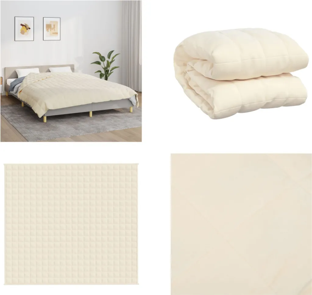 vidaXL Coperta Pesata 13kg 200x220 cm - Addio Insonnia e Stress