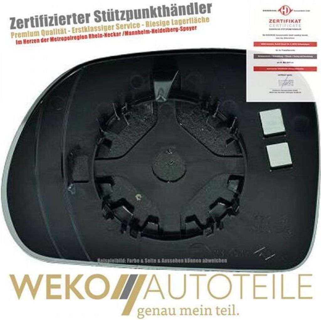 Spiegelglas Außenspiegel rechts DIEDERICHS 3405626 passend für FIAT