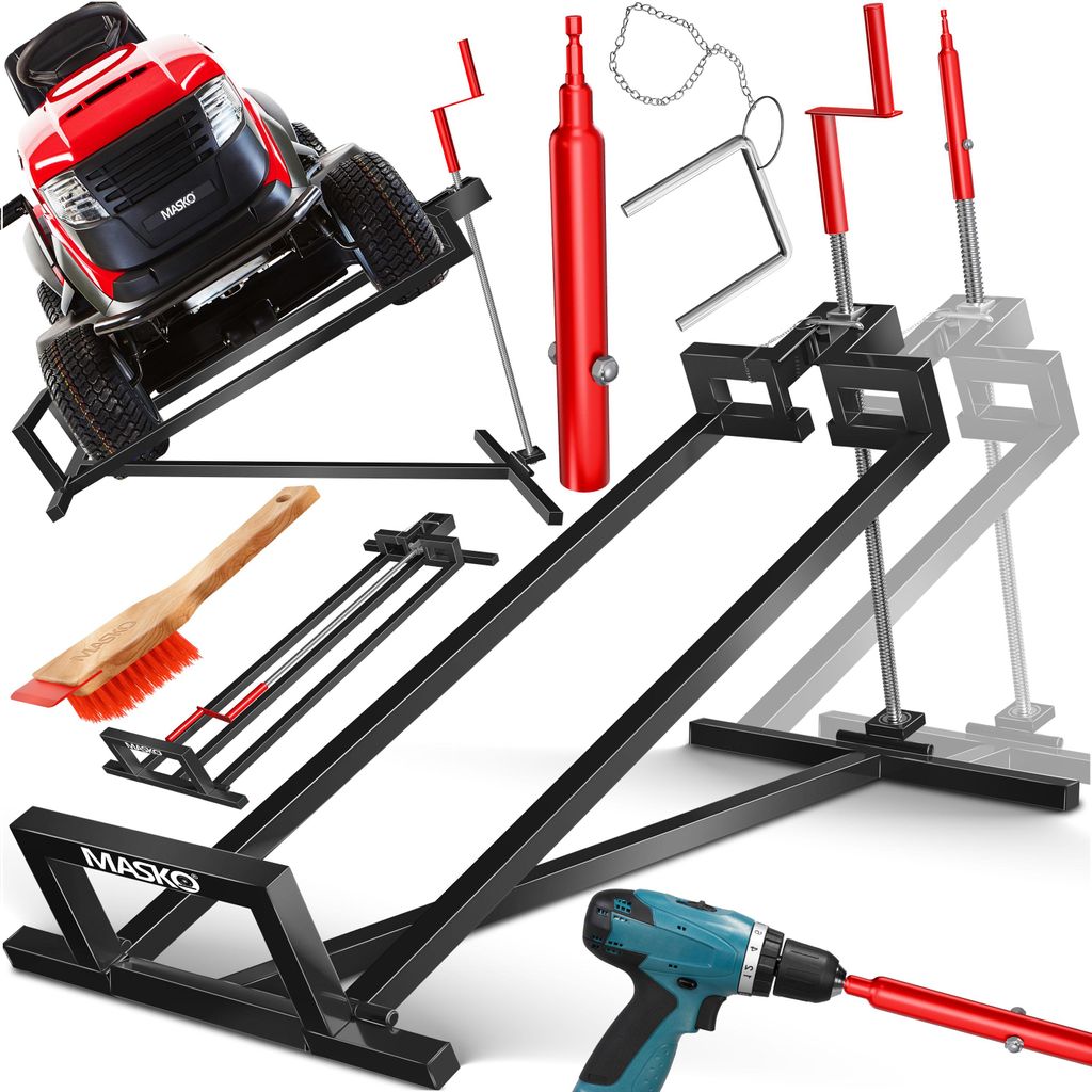 MASKO® Sollevatore per tosaerba semovente XXL, capacità 450 Immagine del prodotto 