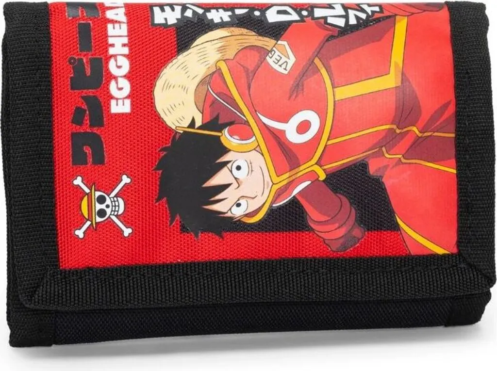 Portafoglio One Piece Bambino Rosso Luffy - Regalo Ideale Anime