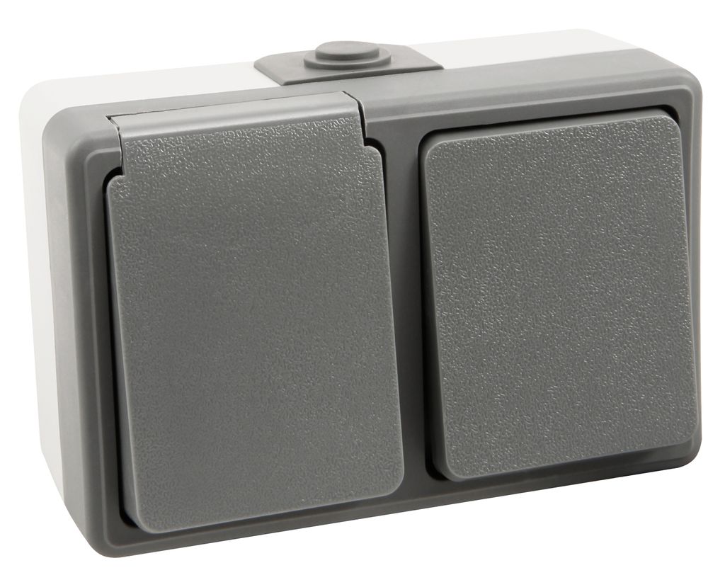 Feuchtraum Kombi-Dose McPower "Secure", 250V, Produktbild 
