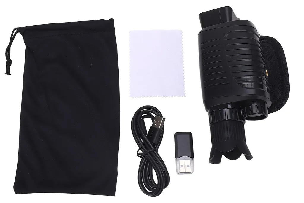 Monoculaire de vision nocturne 10X HD IP54 étanche avec écran LCD TFT