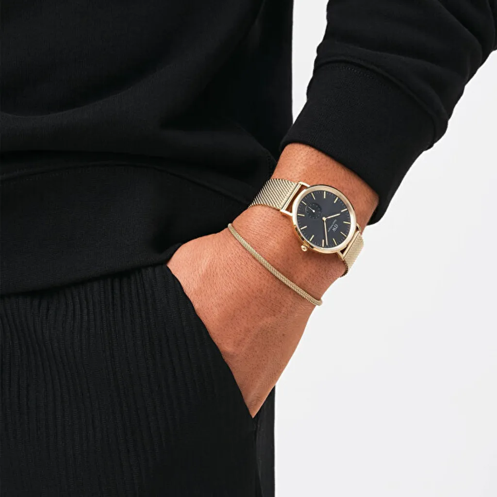 Bracciale Daniel Wellington Oro DW0040068 - Accessorio Business 18,5cm - 3